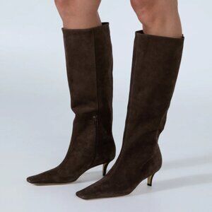 Tony Bianco Zuri Boot BLACK Suede Size 6.5 NWT